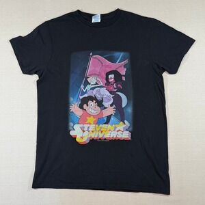 Steven Universe Cartoon Network Graphic T-Shirt Black Mens Size Medium kidcore